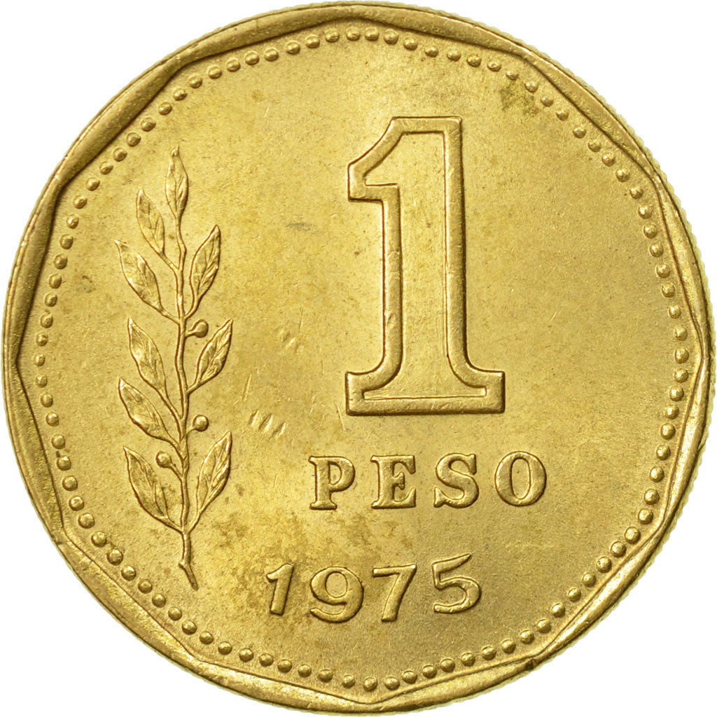 Monnaie, Argentine, Peso, 1975, TTB, Aluminum-Bronze, KM:69
