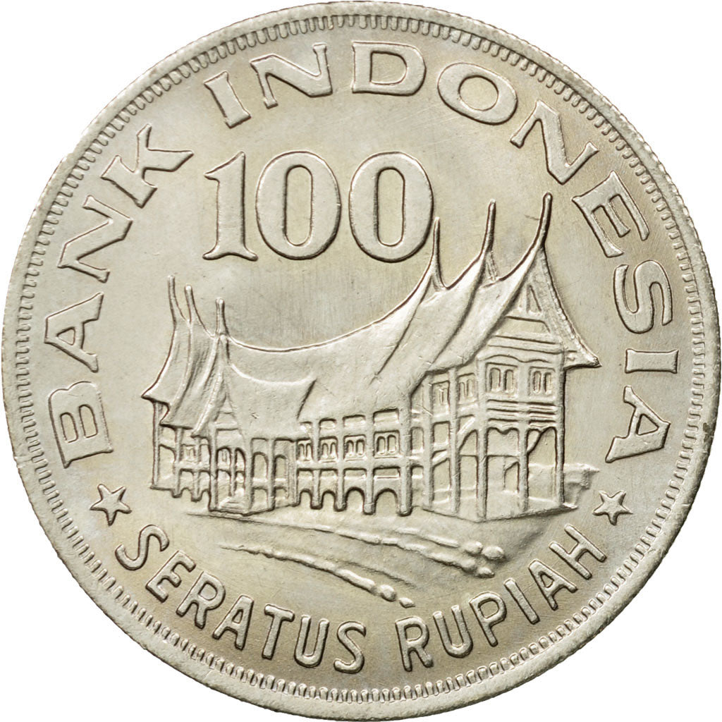 Coin, Indonesia, 100 Rupiah, 1978, EF(40-45), Copper-nickel, KM:42