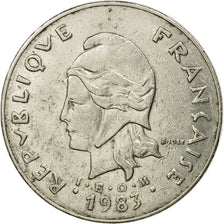 Coin, New Caledonia, 50 Francs, 1983, Paris, EF(40-45), Nickel, KM:13