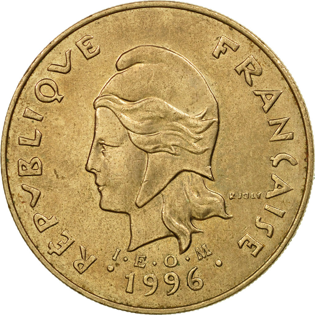 Münze, Neukaledonien, 100 Francs, 1996, Paris, SS, Nickel-Bronze, KM:15