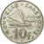 Moneta, Nowa Kaledonia, 10 Francs, 1990, Paris, EF(40-45), Nikiel, KM:11