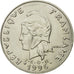 Coin, New Caledonia, 20 Francs, 1996, Paris, EF(40-45), Nickel, KM:12