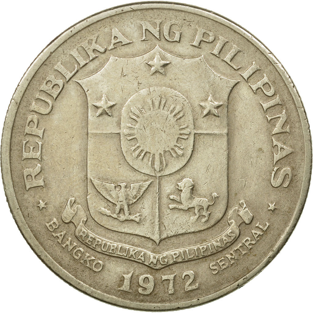 Monnaie, Philippines, Piso, 1972, TB+, Copper-Nickel-Zinc, KM:203