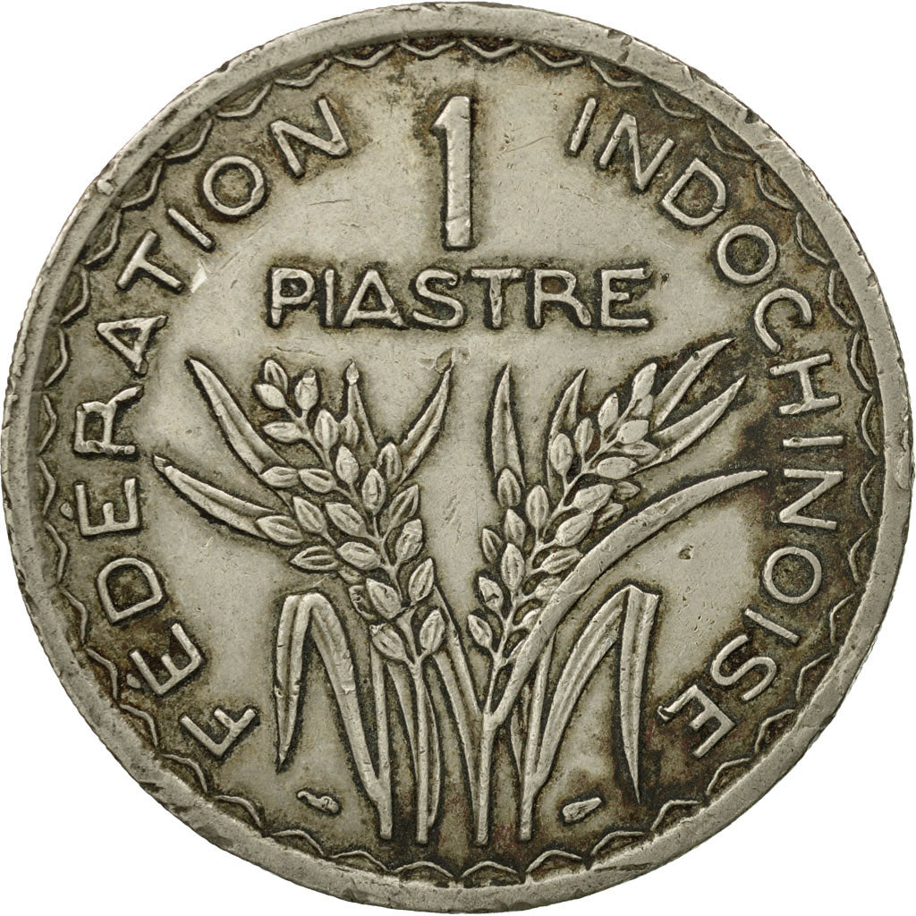 Coin, FRENCH INDO-CHINA, Piastre, 1947, Paris, EF(40-45), Copper-nickel, KM:32.2