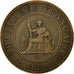 Coin, FRENCH INDO-CHINA, Cent, 1889, Paris, EF(40-45), Bronze, KM:1