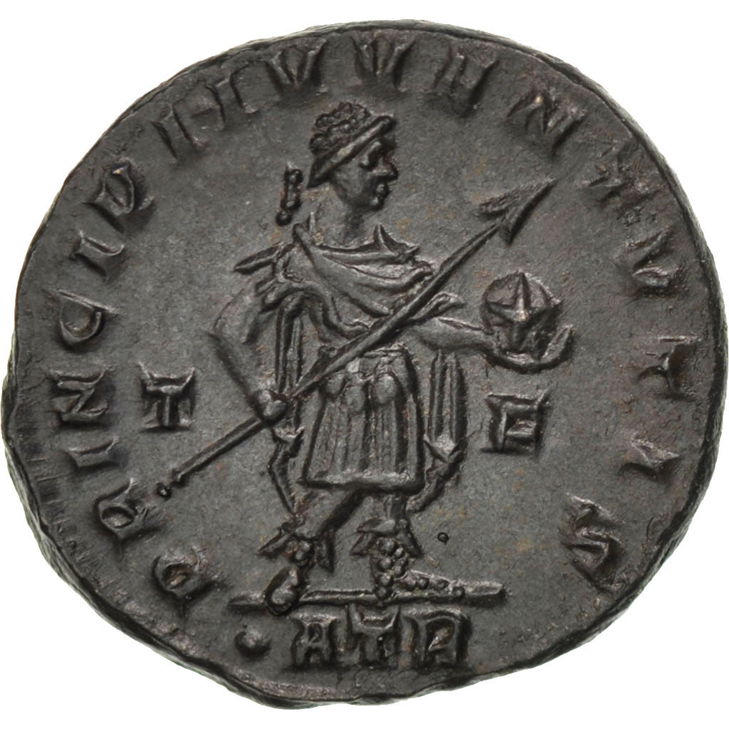 Crispus, Nummus, Trier, MS(63), Copper, RIC #138, 3.83