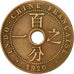 Monnaie, FRENCH INDO-CHINA, Cent, 1920, Paris, TB+, Bronze, KM:12.1
