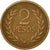 Moneta, Colombia, 2 Pesos, 1977, VF(30-35), Bronze, KM:263