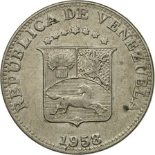 Monnaie, Venezuela, 5 Centimos, 1958, Philadelphie, TTB, Copper-nickel, KM:38.1