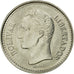 Coin, Venezuela, 25 Centimos, 1990, EF(40-45), Nickel Clad Steel, KM:50a