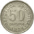 Moneta, Argentina, 50 Centavos, 1954, BB, Acciaio ricoperto in nichel, KM:49