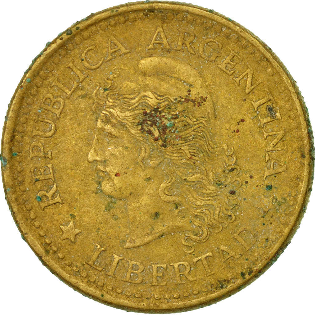 Moneta, Argentina, 50 Centavos, 1971, BB, Alluminio-bronzo, KM:68