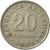 Moneta, Argentina, 20 Centavos, 1951, EF(40-45), Miedź-Nikiel, KM:48