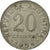 Munten, Argentinië, 20 Centavos, 1954, FR+, Nickel Clad Steel, KM:52