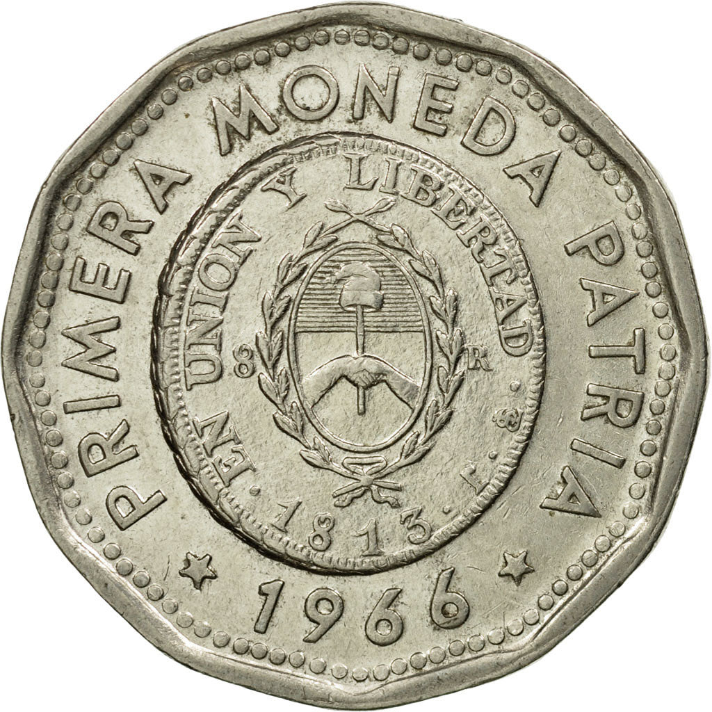 Monnaie, Argentine, 25 Pesos, 1966, TTB, Nickel Clad Steel, KM:61