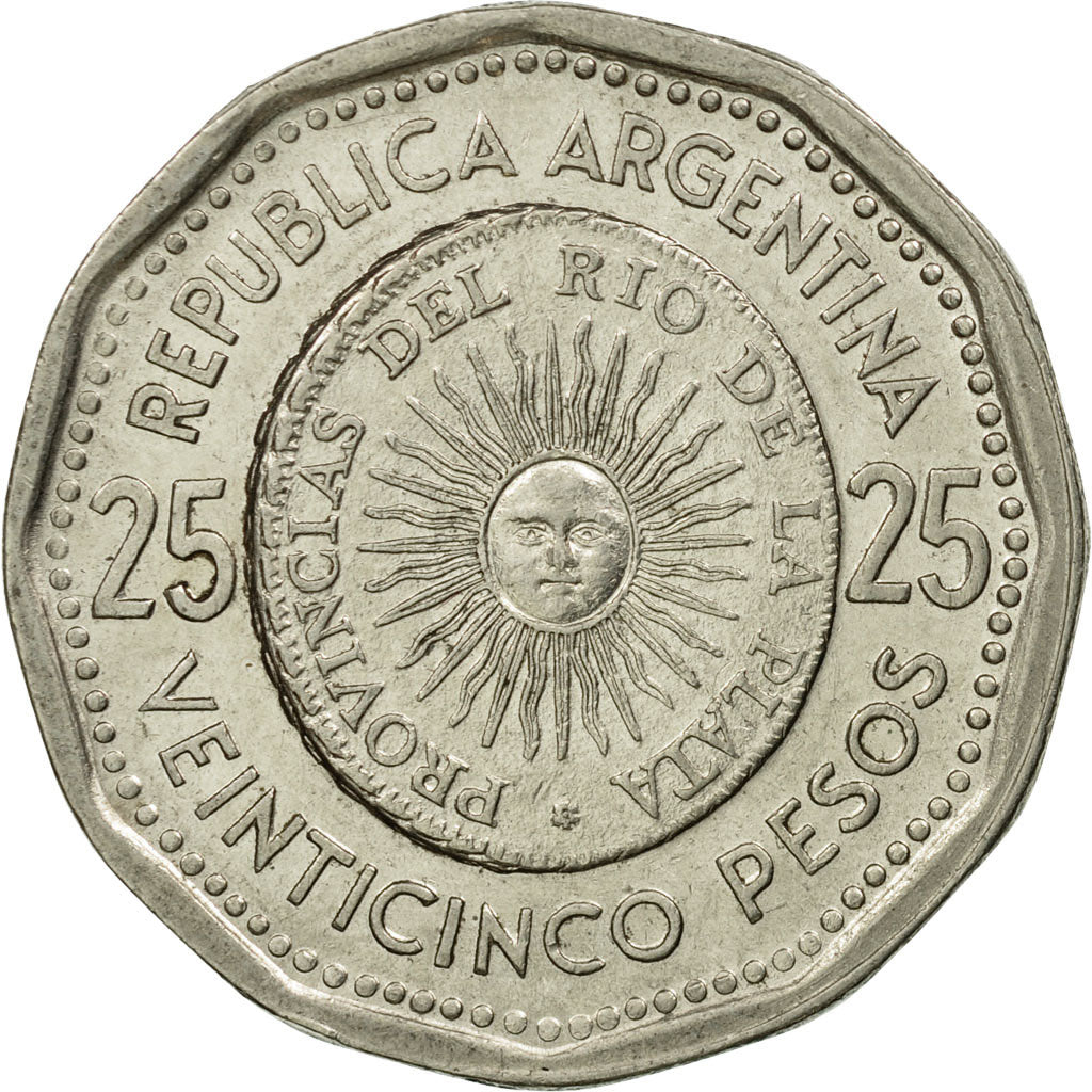 Monnaie, Argentine, 25 Pesos, 1966, TTB, Nickel Clad Steel, KM:61