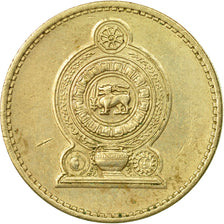Coin, Sri Lanka, 5 Rupees, 1984, EF(40-45), Nickel-brass, KM:148.1