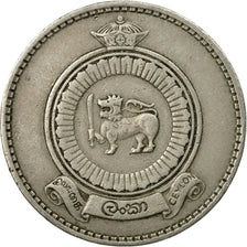 Coin, Ceylon, Elizabeth II, Rupee, 1969, EF(40-45), Copper-nickel, KM:133