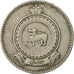 Coin, Ceylon, Elizabeth II, Rupee, 1971, EF(40-45), Copper-nickel, KM:133