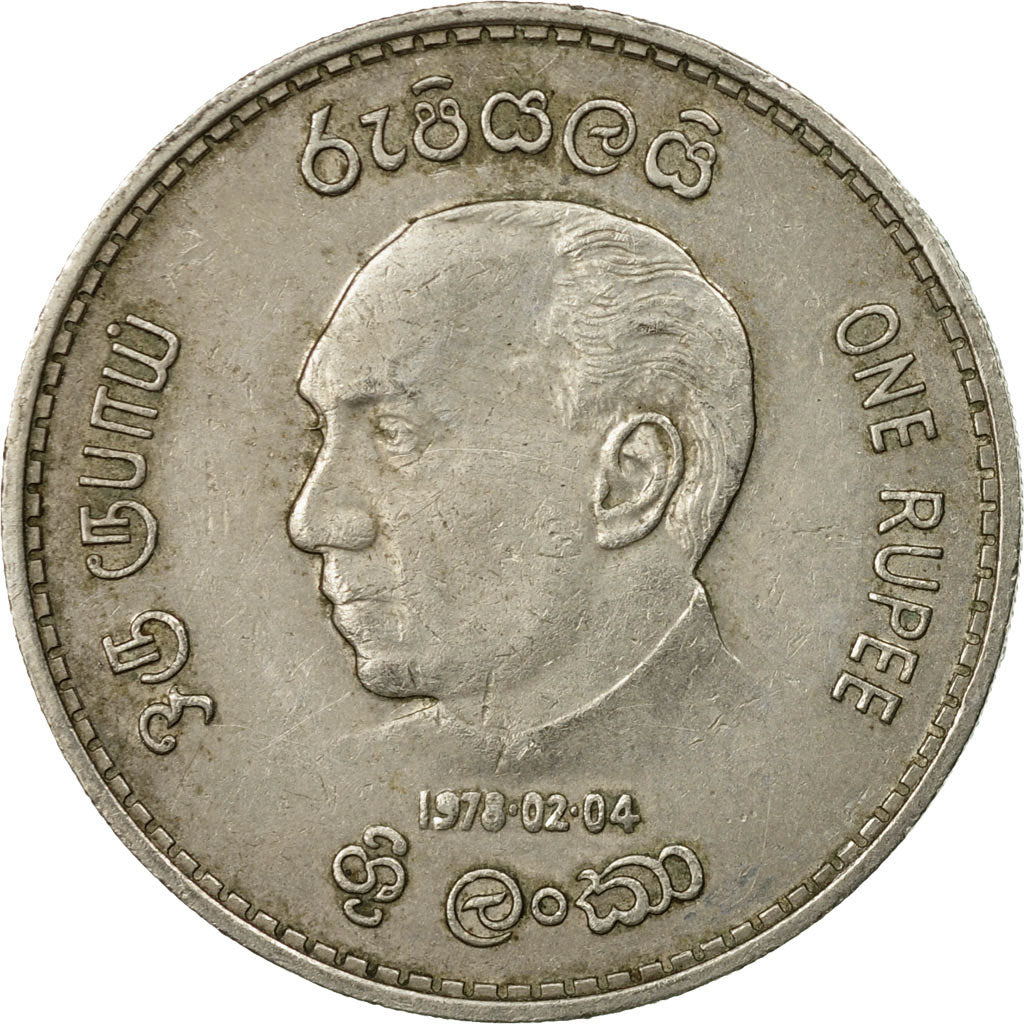 Coin, Sri Lanka, Rupee, 1978, EF(40-45), Copper-nickel, KM:144