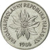 Coin, Madagascar, 2 Francs, 1986, Paris, EF(40-45), Stainless Steel, KM:9
