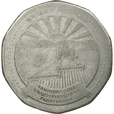 Monnaie, Madagascar, 20 Ariary, 1992, Royal Canadian Mint, TB+, Stainless Steel