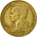 Coin, Madagascar, 20 Francs, 1953, Paris, EF(40-45), Aluminum-Bronze, KM:7
