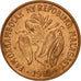 Coin, Madagascar, 10 Francs, 2 Ariary, 1991, Paris, EF(40-45), Copper Plated