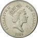 Moneta, Nuova Zelanda, Elizabeth II, 20 Cents, 1986, BB, Rame-nichel, KM:62