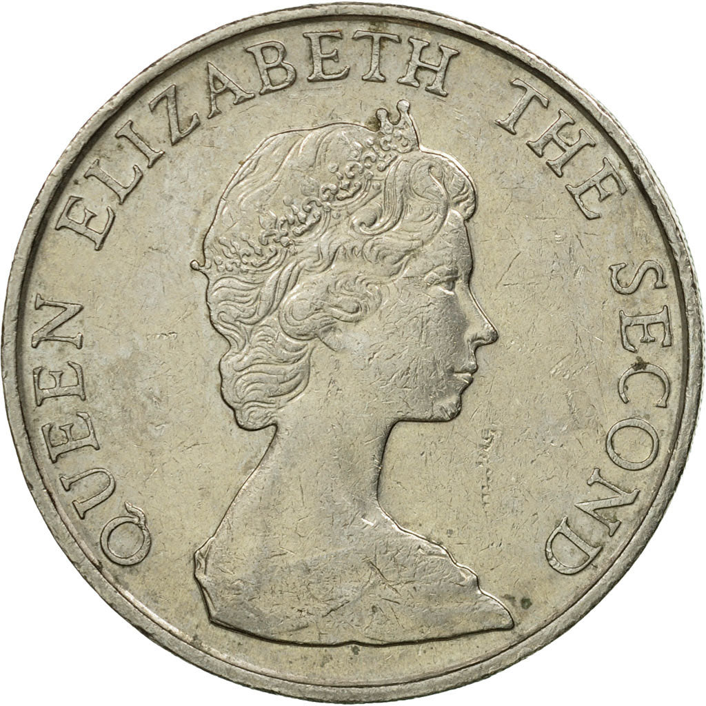 Münze, Hong Kong, Elizabeth II, 5 Dollars, 1981, SS, Copper-nickel, KM:46