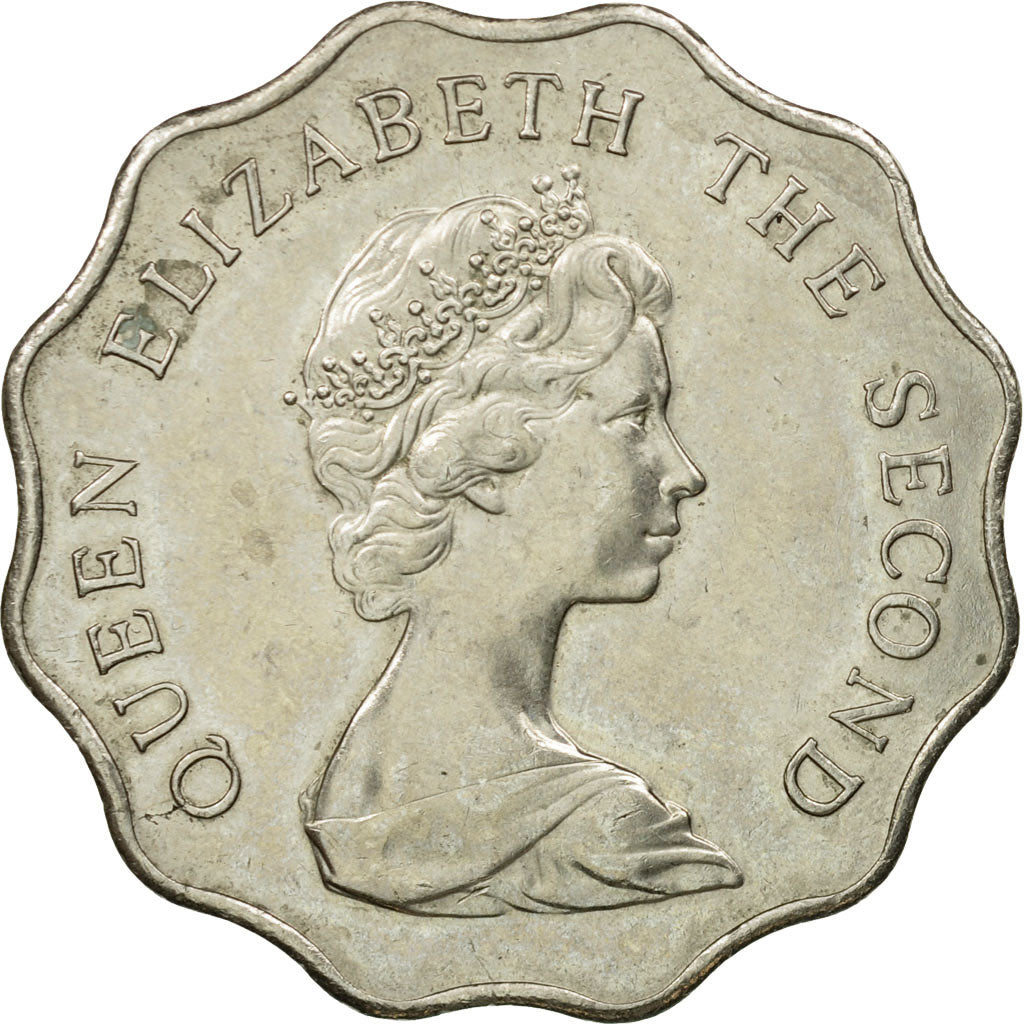 Münze, Hong Kong, Elizabeth II, 2 Dollars, 1984, SS, Copper-nickel, KM:37