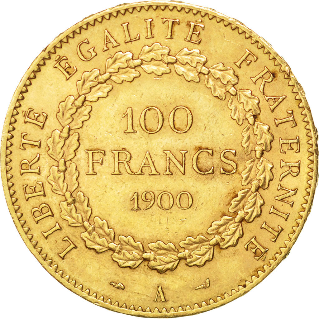 Moneta, Francia, Génie, 100 Francs, 1900, Paris, SPL-, Oro, KM:832