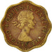 Monnaie, Ceylon, Elizabeth II, 2 Cents, 1957, TB+, Nickel-brass, KM:124