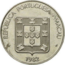 Coin, Macau, Pataca, 1982, Singapore Mint, EF(40-45), Copper-nickel, KM:23.1