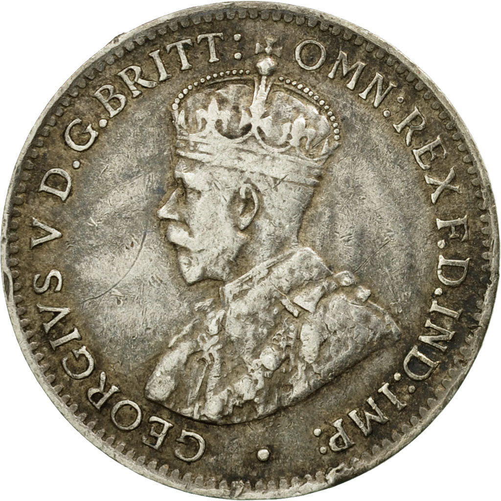 Coin, Australia, George V, Threepence, 1912, VF(30-35), Silver, KM:24