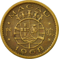Coin, Macau, 10 Avos, 1968, EF(40-45), Nickel-brass, KM:2a