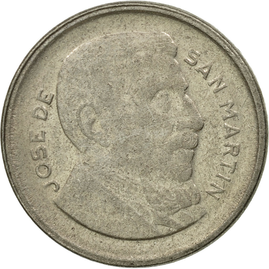 Coin, Argentina, 5 Centavos, 1955, EF(40-45), Copper-Nickel Clad Steel, KM:50