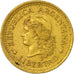 Moneda, Argentina, 10 Centavos, 1974, MBC, Aluminio - bronce, KM:66
