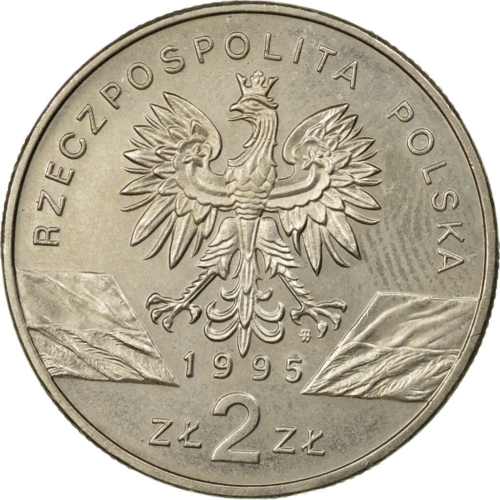 Monnaie, Pologne, 2 Zlote, 1995, SUP, Copper-nickel, KM:289