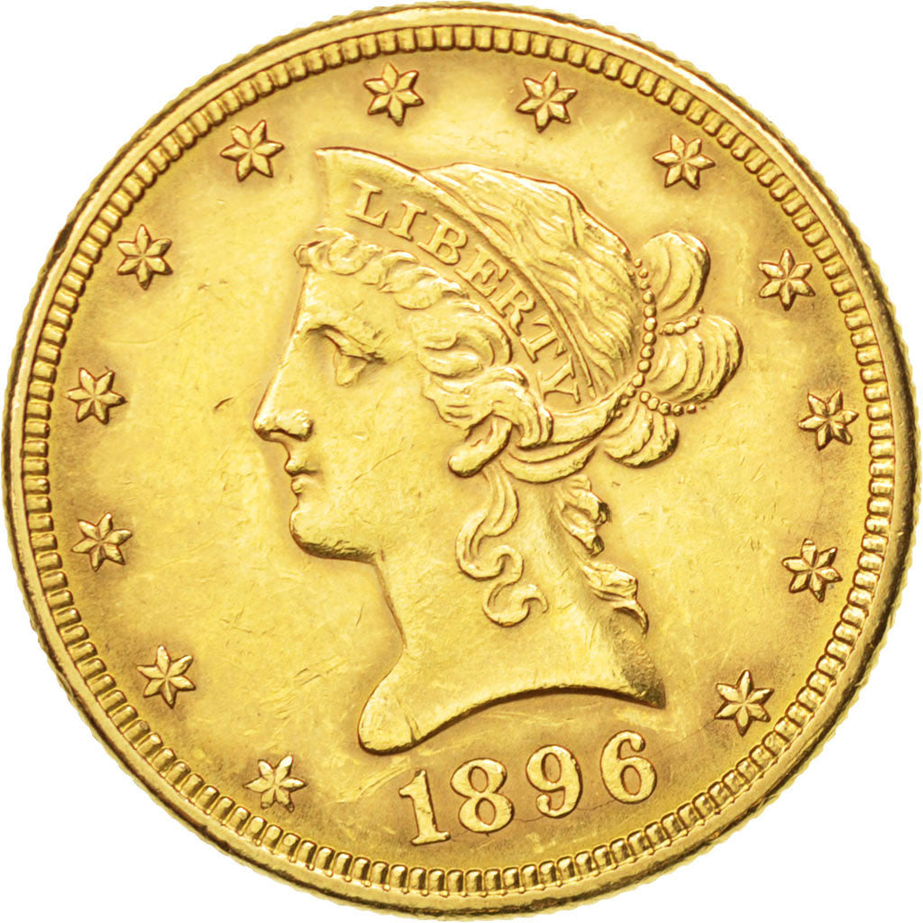 Stati Uniti, Coronet Head, $10, Eagle, 1896, U.S. Mint, Philadelphia, SPL-, O...
