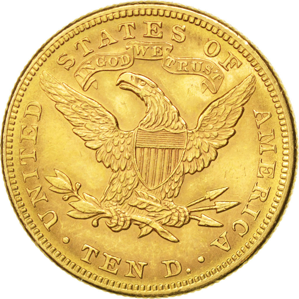 Stati Uniti, Coronet Head, $10, Eagle, 1896, U.S. Mint, Philadelphia, SPL-, O...