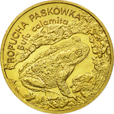 Coin, Poland, 2 Zlote, 1998, Warsaw, AU(55-58), Brass, KM:340