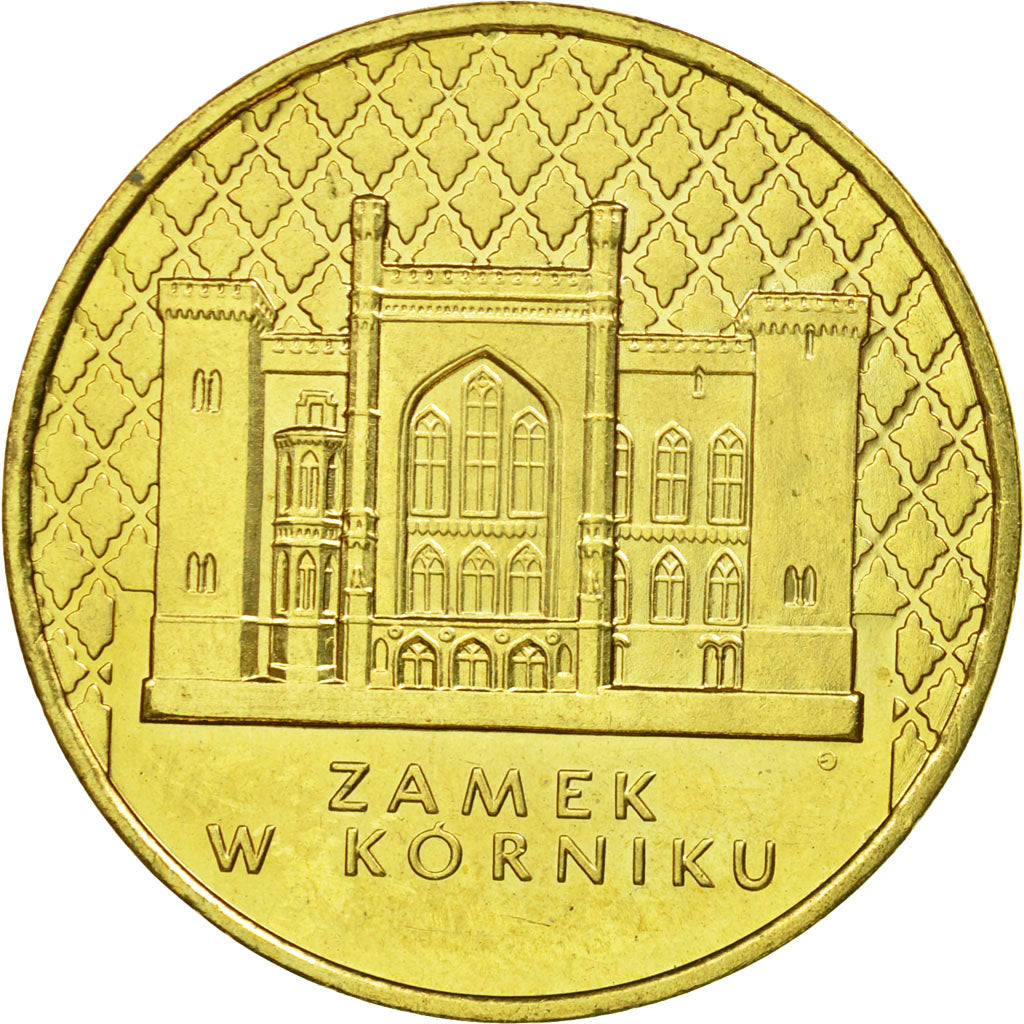 Coin, Poland, 2 Zlote, 1998, Warsaw, AU(55-58), Brass, KM:347