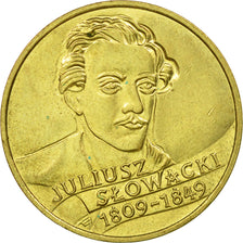 Coin, Poland, 2 Zlote, 1999, Warsaw, AU(55-58), Brass, KM:356