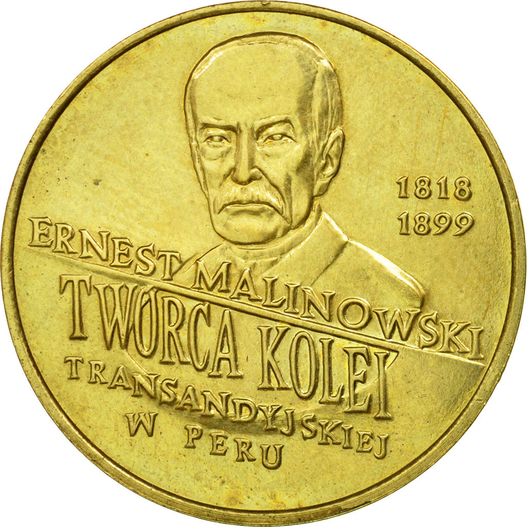Coin, Poland, 2 Zlote, 1999, Warsaw, AU(55-58), Brass, KM:358