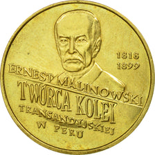 Coin, Poland, 2 Zlote, 1999, Warsaw, AU(55-58), Brass, KM:358