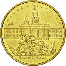 Coin, Poland, 2 Zlote, 1999, Warsaw, AU(55-58), Brass, KM:372