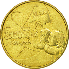 Coin, Poland, 2 Zlote, 2000, Warsaw, EF(40-45), Brass, KM:394