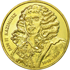 Coin, Poland, 2 Zlote, 2000, Warsaw, EF(40-45), Brass, KM:398