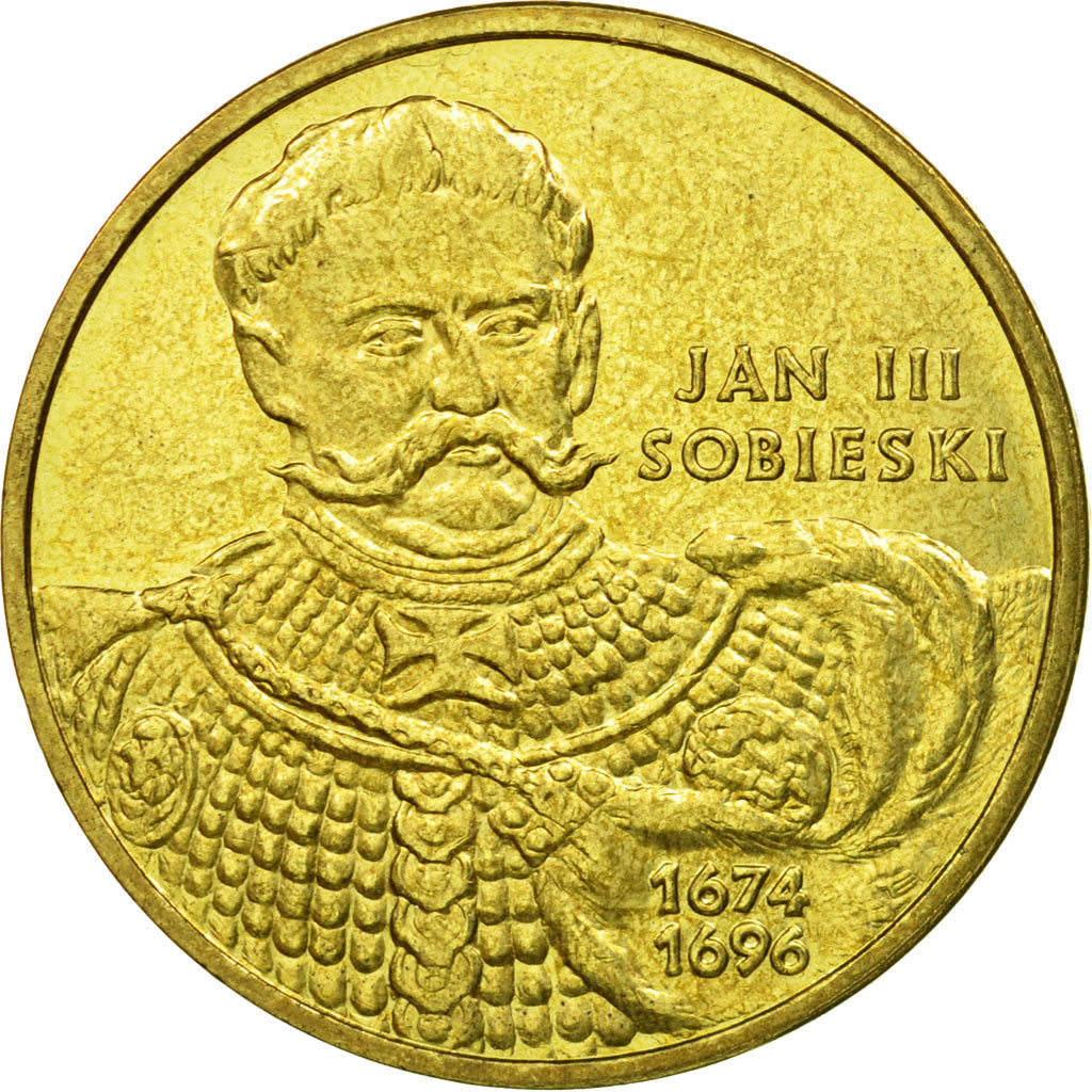 Coin, Poland, 2 Zlote, 2001, Warsaw, EF(40-45), Brass, KM:423